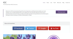 Desktop Screenshot of igconline.org.uk