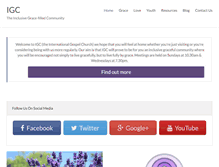 Tablet Screenshot of igconline.org.uk